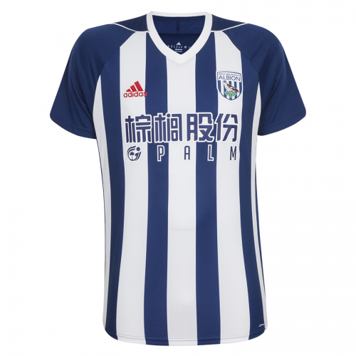 West Bromwich Albion Home 2017/18 Soccer Jersey Shirt